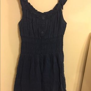 Navy Fitted Tank Dress
